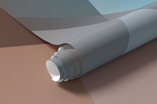 Fotótapéta absztrakt geometria kék és barna árnyalatokban, Fotótapéta absztrakt, w05064 : Uwalls.hu