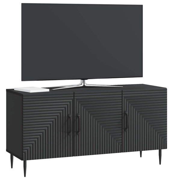 VidaXL TV szekrény Fekete 99 x 34,5 x 50 cm Szerelt Fa