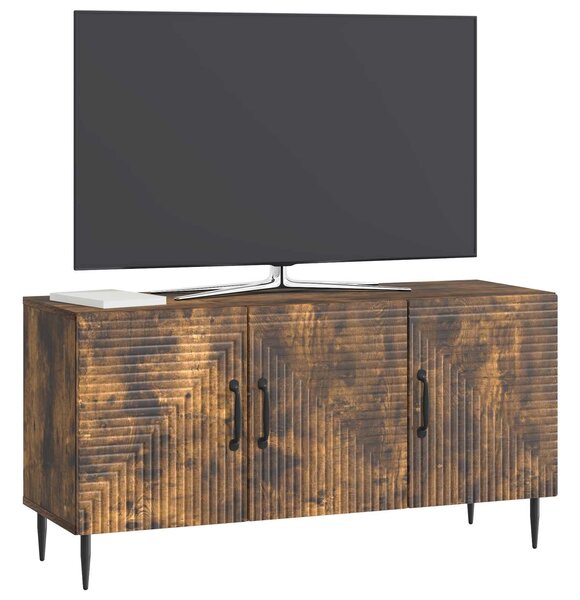 VidaXL TV szekrény Füstös Tölgy 99 x 34,5 x 50 cm Szerelt Fa