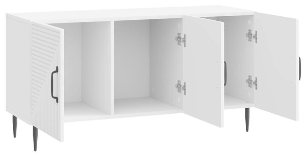 VidaXL TV szekrény Magasfényű Fehér 99 x 34,5 x 50 cm Szerelt Fa
