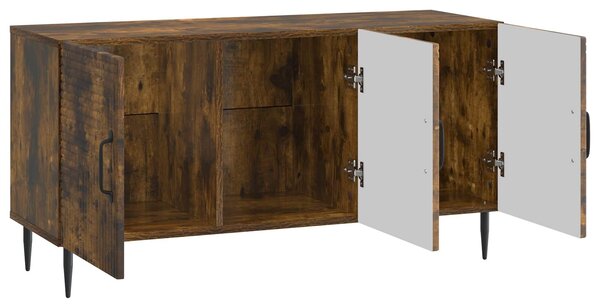 VidaXL TV szekrény Füstös Tölgy 99 x 34,5 x 50 cm Szerelt Fa