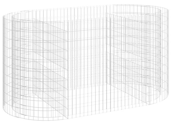 VidaXL Gabion Magaságyás - 200x100x100 cm