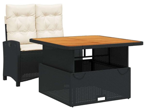 VidaXL Polyrattan Kerti Garnitúra - 2 Személyes