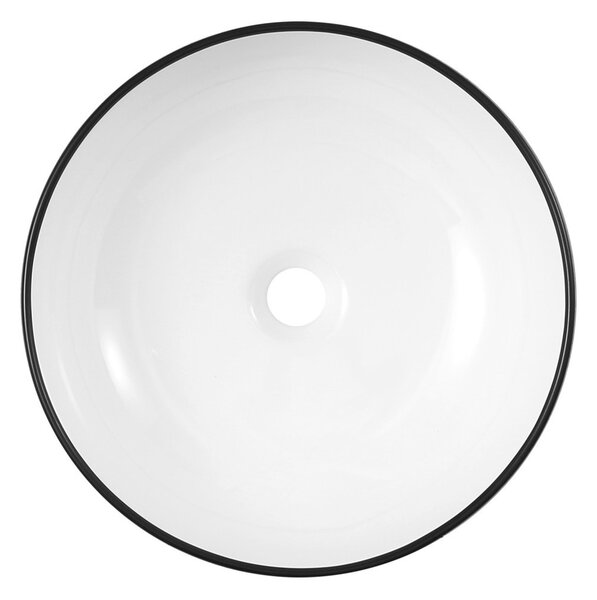 KR-98 WH/BL kerámia design mosdó