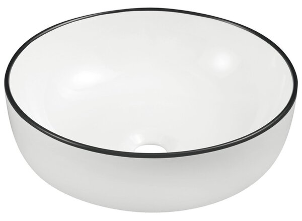 KR-98 WH/BL kerámia design mosdó