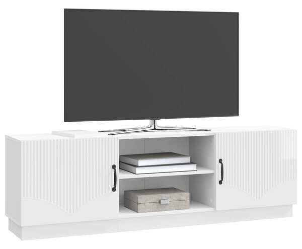 VidaXL TV szekrény Magasfényű Fehér 150 x 31 x 47 cm Szerelt Fa