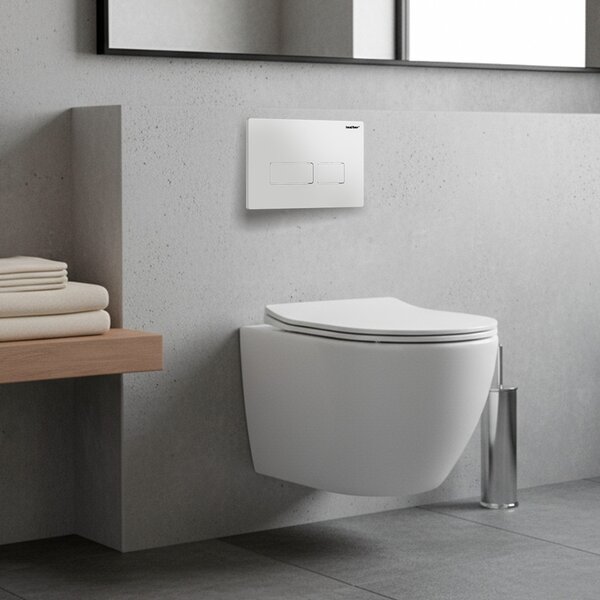 Delano fali rimless WC soft-close ülőkével
