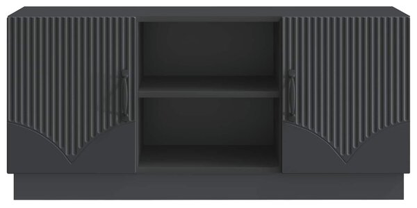 VidaXL TV szekrény Fekete 102 x 34,5 x 47 cm Szerelt Fa