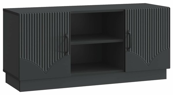 VidaXL TV szekrény Fekete 102 x 34,5 x 47 cm Szerelt Fa