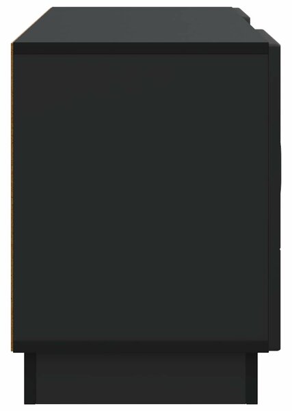 VidaXL TV szekrény Fekete 102 x 34,5 x 47 cm Szerelt Fa