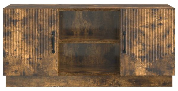 VidaXL TV szekrény Füstös Tölgy 102 x 34,5 x 47 cm Szerelt Fa