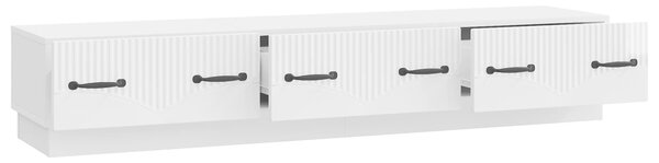 VidaXL TV szekrény Magasfényű Fehér 147 x 34,5 x 27 cm Szerelt Fa