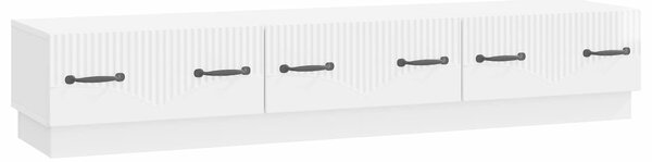 VidaXL TV szekrény Magasfényű Fehér 147 x 34,5 x 27 cm Szerelt Fa