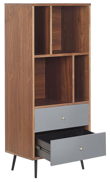 Polcrendszer RICHMOND 139 cm Sötét diófa