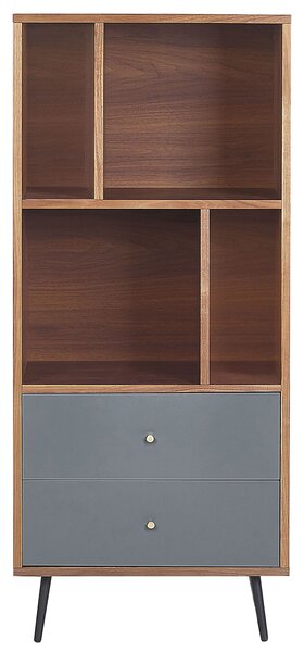 Polcrendszer RICHMOND 139 cm Sötét diófa