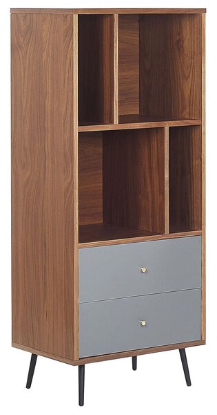 Polcrendszer RICHMOND 139 cm Sötét diófa