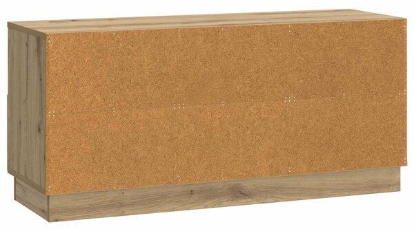 VidaXL TV szekrény Kézműves Tölgy 102 x 34,5 x 47 cm Szerelt Fa