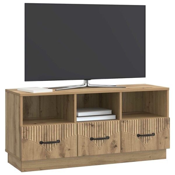 VidaXL TV szekrény Kézműves Tölgy 102 x 34,5 x 47 cm Szerelt Fa
