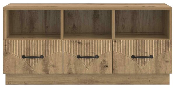 VidaXL TV szekrény Kézműves Tölgy 102 x 34,5 x 47 cm Szerelt Fa