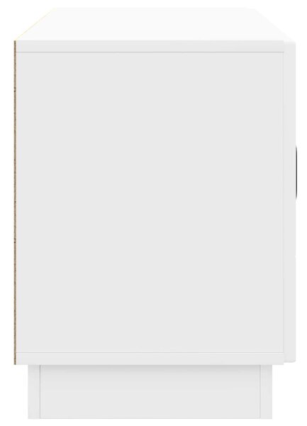 VidaXL TV szekrény Magasfényű Fehér 99 x 34,5 x 47 cm Szerelt Fa
