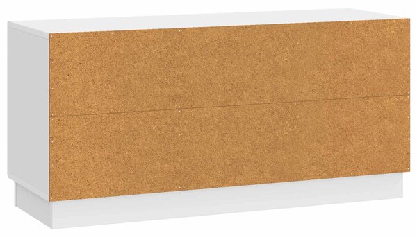 VidaXL TV szekrény Magasfényű Fehér 99 x 34,5 x 47 cm Szerelt Fa