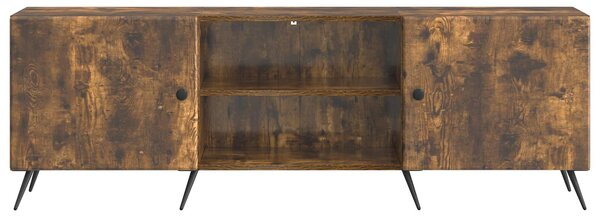 VidaXL TV szekrény Füstös Tölgy 150 x 31 x 50 cm Szerelt Fa