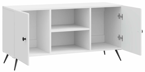VidaXL TV szekrény Magasfényű Fehér 102 x 34,5 x 50 cm Szerelt Fa