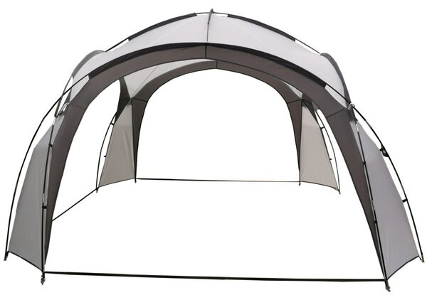 Szürke kerti pavilon 3,5x3,5 m