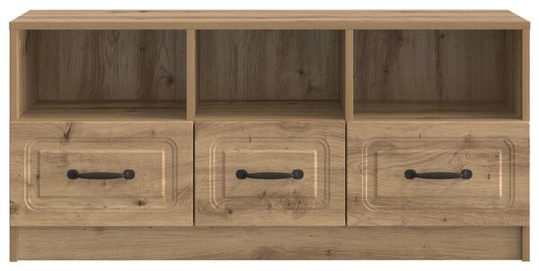 VidaXL TV szekrény Kézműves Tölgy 102 x 34,5 x 47 cm Szerelt Fa