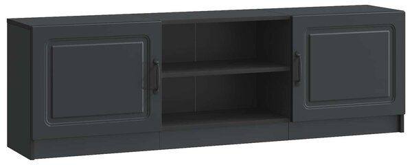 VidaXL TV szekrény Fekete 150 x 31 x 47 cm Szerelt Fa