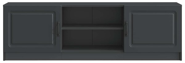 VidaXL TV szekrény Fekete 150 x 31 x 47 cm Szerelt Fa