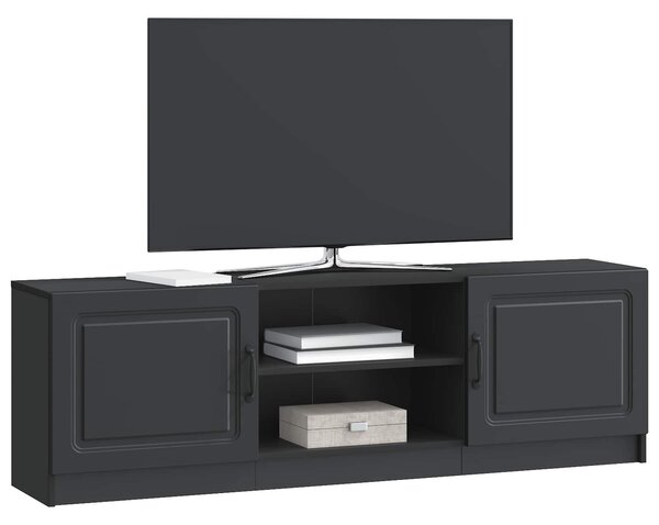 VidaXL TV szekrény Fekete 150 x 31 x 47 cm Szerelt Fa