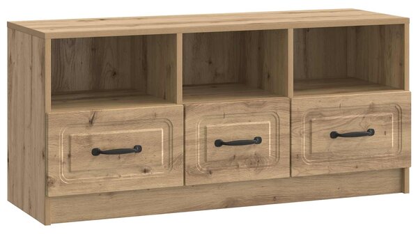 VidaXL TV szekrény Kézműves Tölgy 102 x 34,5 x 47 cm Szerelt Fa