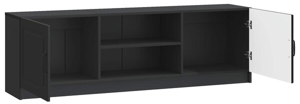 VidaXL TV szekrény Fekete 150 x 31 x 47 cm Szerelt Fa