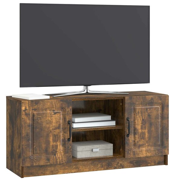 VidaXL TV szekrény Füstös Tölgy 102 x 34,5 x 47 cm Szerelt Fa