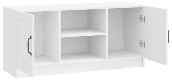VidaXL TV szekrény Magasfényű Fehér 102 x 34,5 x 47 cm Szerelt Fa