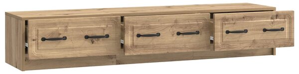 VidaXL TV szekrény Kézműves Tölgy 147 x 34,5 x 27 cm Szerelt Fa