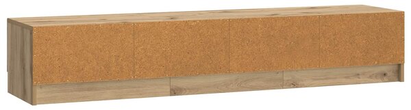 VidaXL TV szekrény Kézműves Tölgy 147 x 34,5 x 27 cm Szerelt Fa