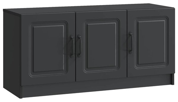 VidaXL TV szekrény Fekete 99 x 34,5 x 47 cm Szerelt Fa