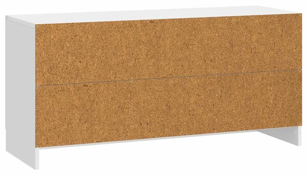 VidaXL TV szekrény Magasfényű Fehér 99 x 34,5 x 47 cm Szerelt Fa