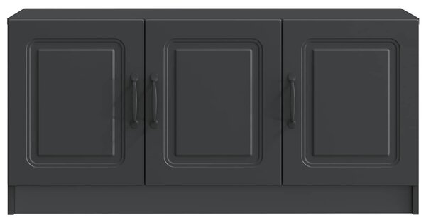 VidaXL TV szekrény Fekete 99 x 34,5 x 47 cm Szerelt Fa