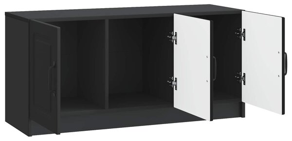 VidaXL TV szekrény Fekete 99 x 34,5 x 47 cm Szerelt Fa