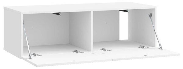 VidaXL Fali TV szekrény Magasfényű Fehér 98 x 41 x 30 cm Szerelt Fa