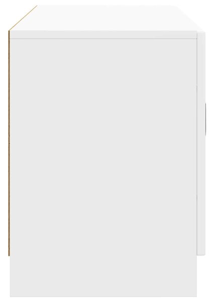 VidaXL TV szekrény Magasfényű Fehér 99 x 34,5 x 47 cm Szerelt Fa