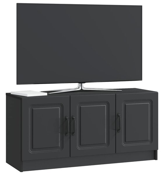 VidaXL TV szekrény Fekete 99 x 34,5 x 47 cm Szerelt Fa