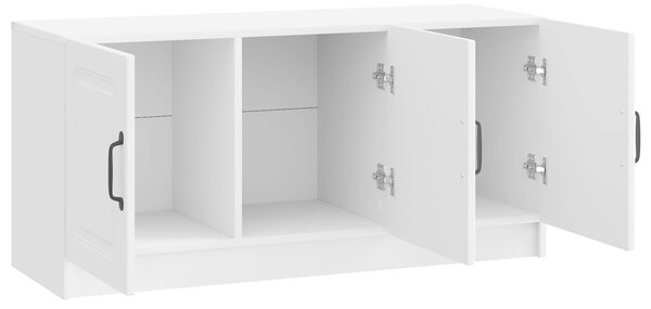 VidaXL TV szekrény Magasfényű Fehér 99 x 34,5 x 47 cm Szerelt Fa