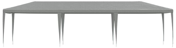VidaXL Partysátor 900 x 300 x 255 cm, PE és acél, Világosszürke