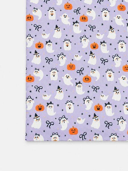 Sinsay - Halloween mintás ágynemű szett - ibolyaszínű