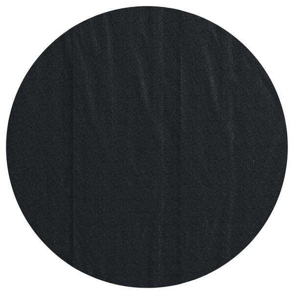 VidaXL Napenergia Takaró Extra Nehéz Ø 527 cm, 400 μm, Kerek, PE, Fekete