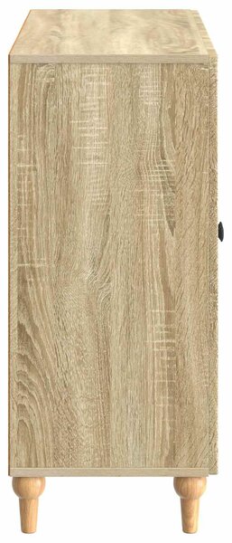 VidaXL Széf Sonoma Tölgy 89 x 34,5 x 80 cm Szerelt Fa